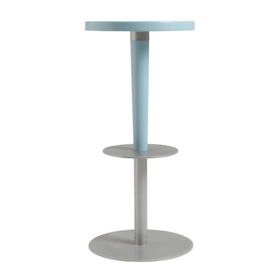 Room B Perch Bar Stool Finish: Light Blue Lacquer